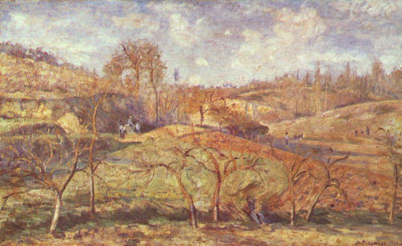 Camille Pissarro Marzsonne France oil painting art